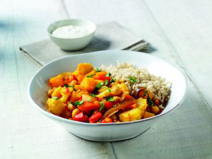 LighterLife butternut squash and vegetable curry