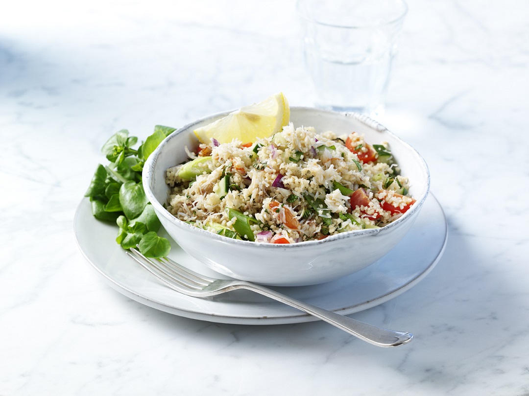 Lunch recipe: Crab and couscous