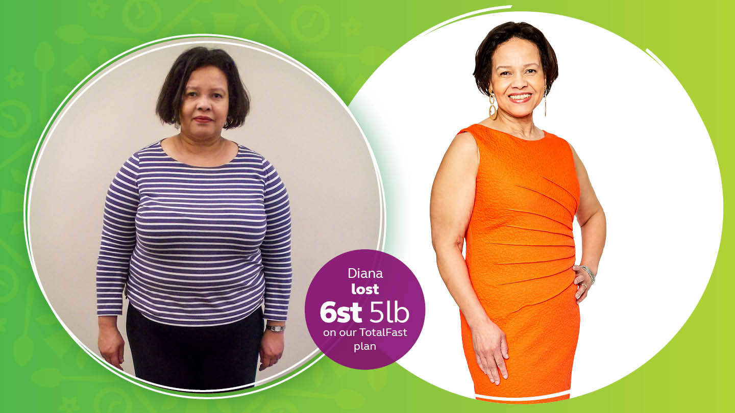 Diana Mais lost 6st 5lb on our TotalFast plan