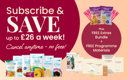 Subscribe & Save up to £26 a week. Cancel anytime, no fees. Plus FREE Programme Materials + FREE Extras Bundle