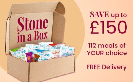 Stone in a box. Save up to £150. 112 meals of your choice. Free delivery.