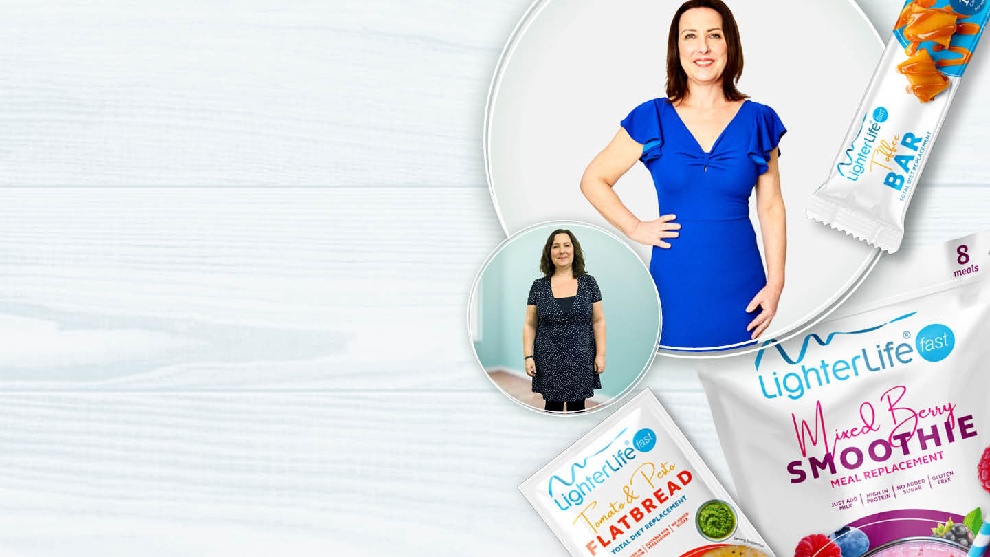Sharon weight loss success on LighterLife diet plans