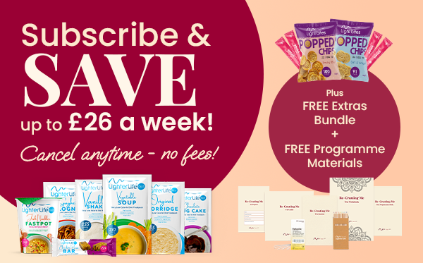 Subscribe & Save up to £26 a week. Cancel anytime, no fees. Plus FREE Programme Materials + FREE Extras Bundle