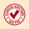 Cancel anytime, no fee.