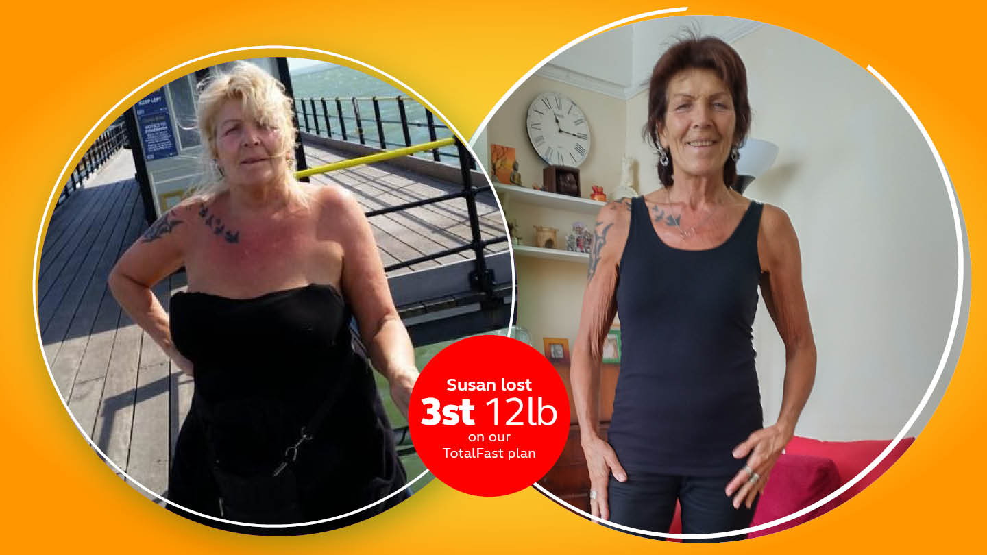 Susan lost 3st 12lb on TotalFast