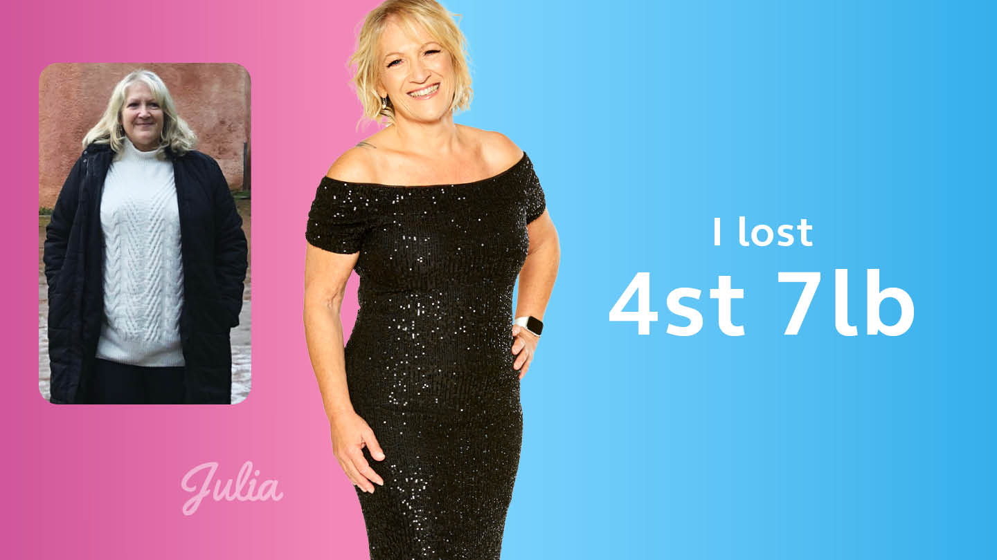 Client Success Julia achieved fast weight loss with LighterLife