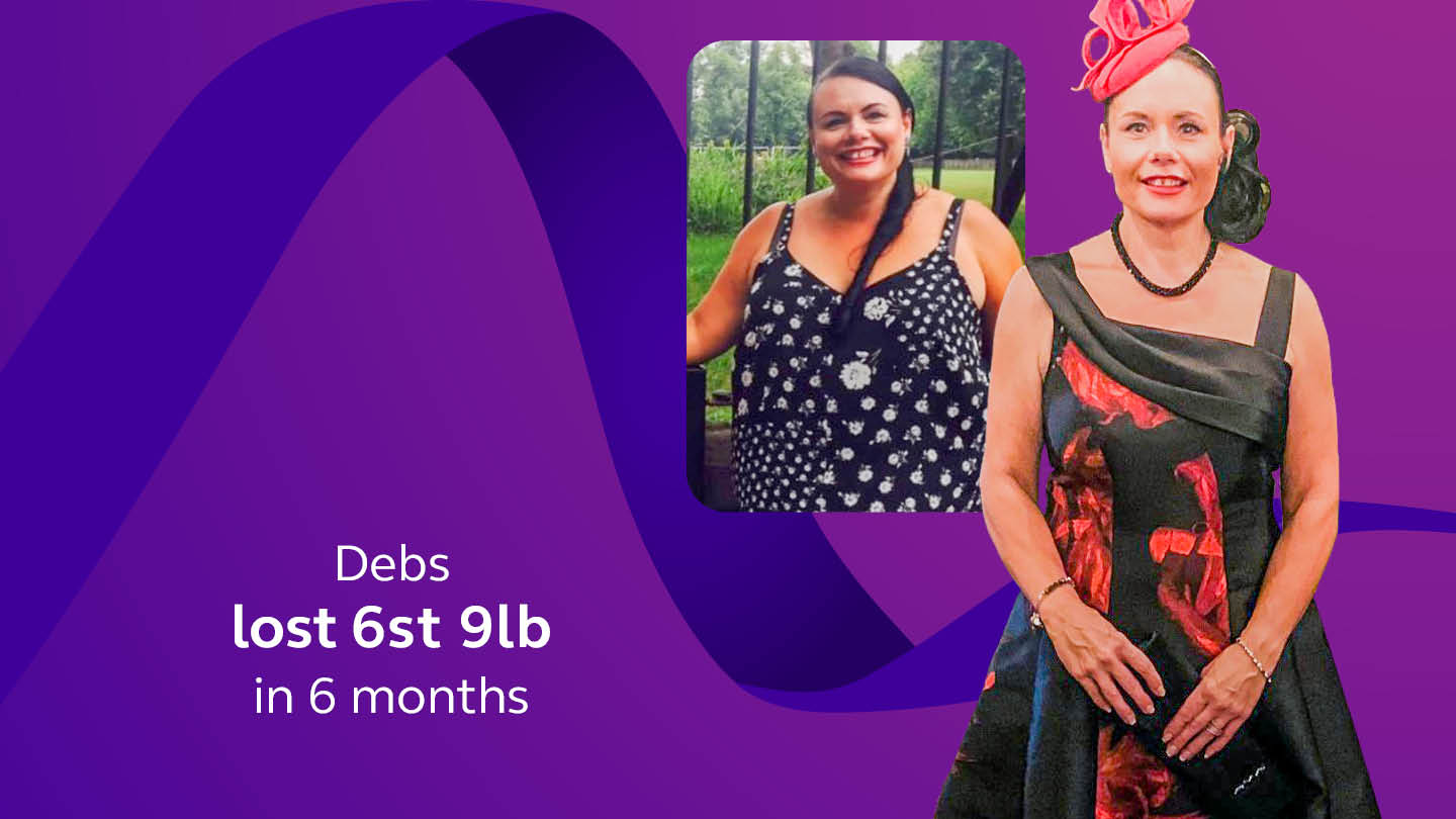 Debbie lost 6st 9lb on our TotalFast plan