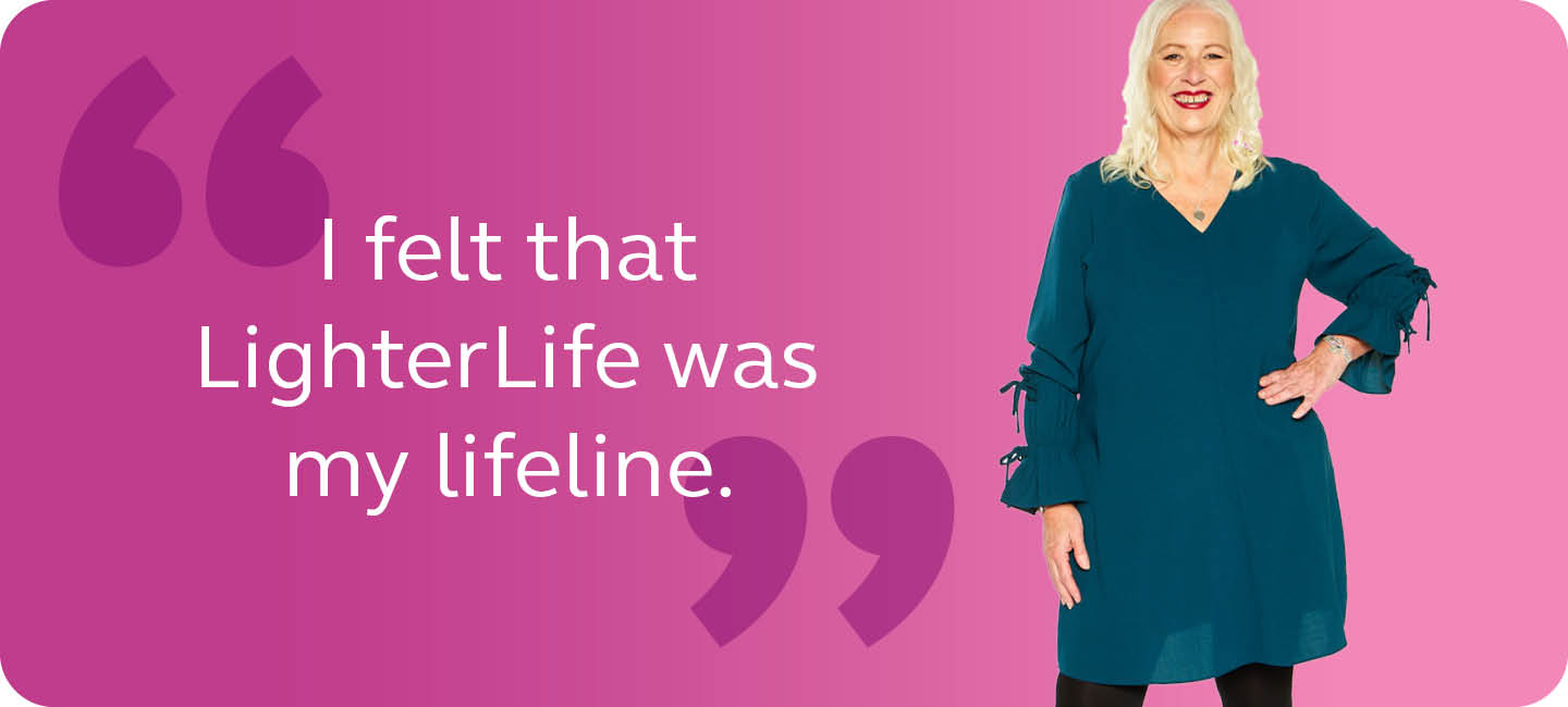Gill achieved Fast Weight-Loss with LighterLife 