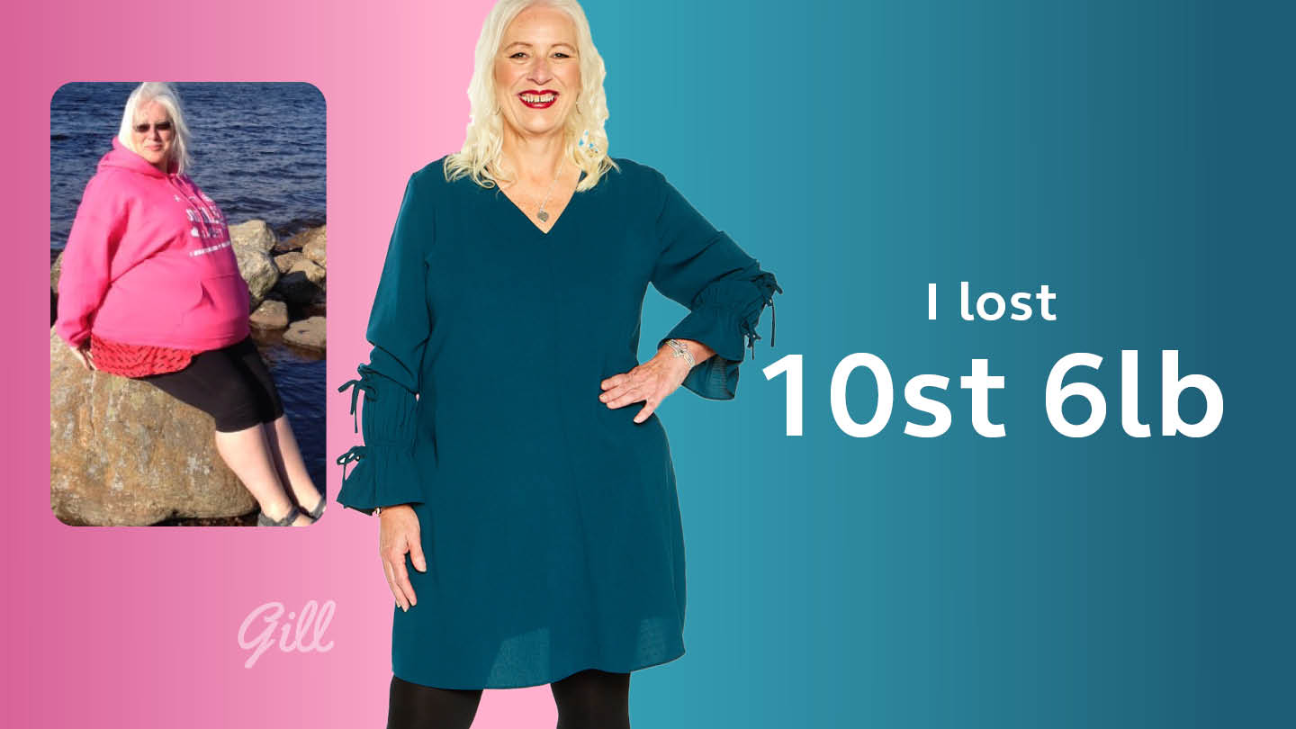 Fed up of wearing size 34, Gill dropped an astonishing 10 dress sizes under a year