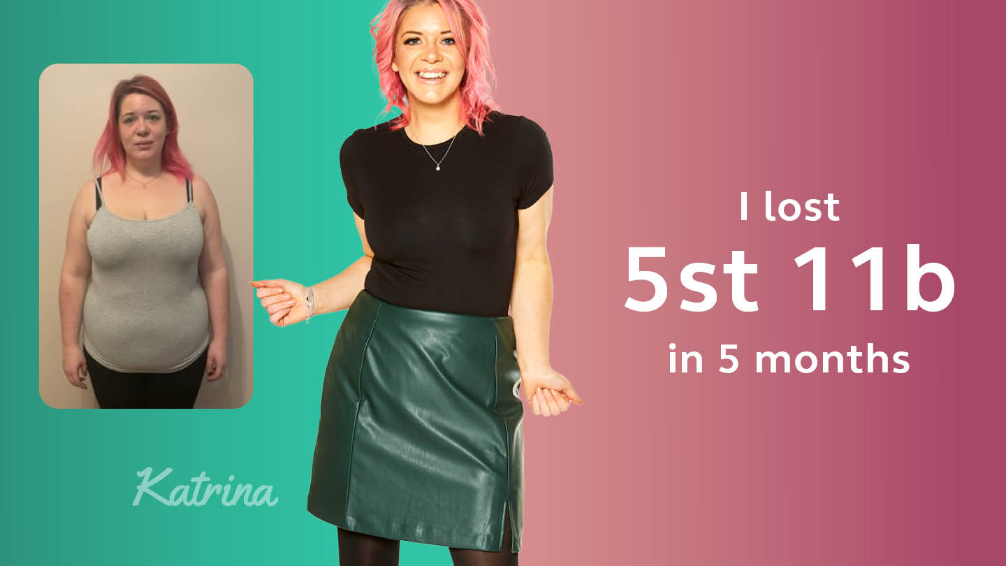 Katrina lost 5st 11lb in 5 months and is now bursting with energy.