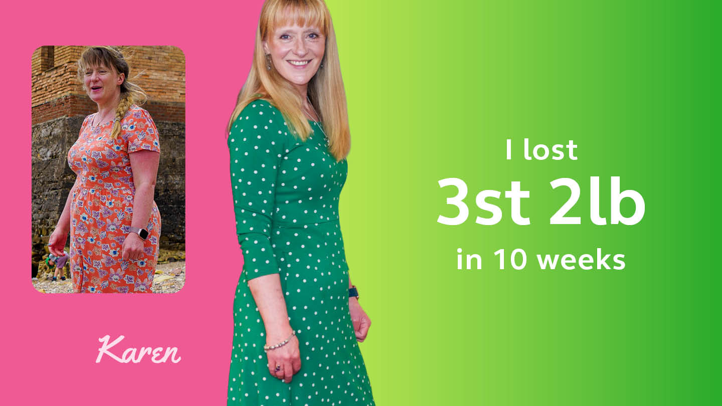 After yo-yo dieting for years, Karen lost over 3 stone on our TotalFast Plan.