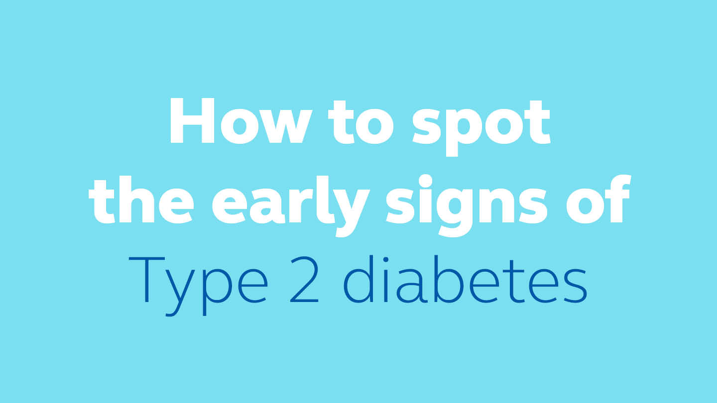 Spot the tell tale signs of diabetes