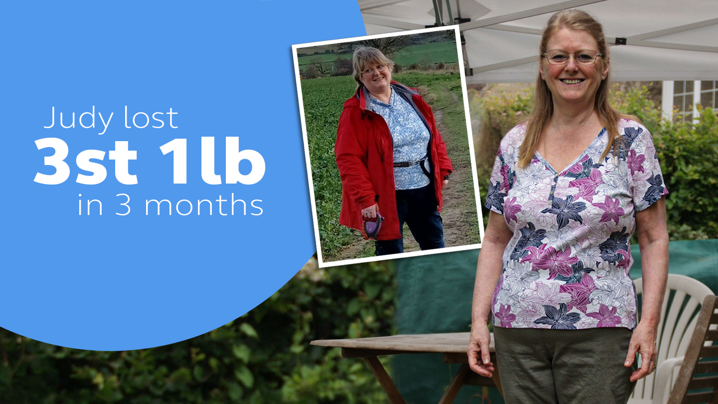 Judy lost 3 stone, lowered her BMI to 26, and feels sexier again
