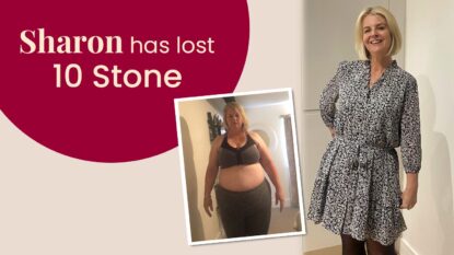 Sharon has lost 10 stone