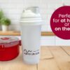 Bowl and shaker. Perfect for at home or on the go