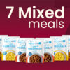 7 mixed meal sachets