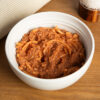 VLCD spaghetti bolognesse in a white bowl