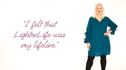 I felt that LighterLife was my lifeline.