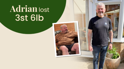 Adrian lost 3 stone 6lb