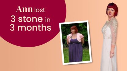 Ann lost 3 stone in 3 months