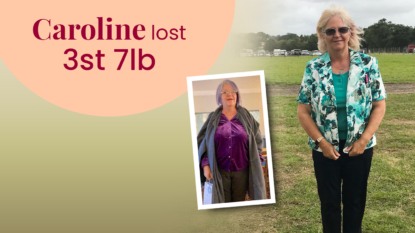 Caroline lost 3 stone 7lb