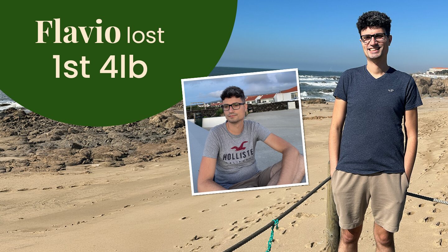 Flavio lost a stone in his first month and felt re-energised