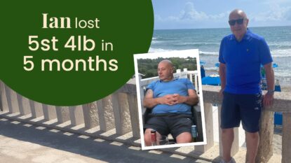 Ian lost 5 stone 4lb in 5 months