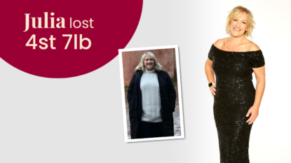 Julia lost 4 stone 7lb