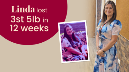 Linda lost 3 stone 5lb in 12 weeks