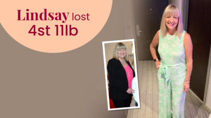 Lindsay lost 4 stone 11lb