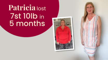 Patricia lost 7stone 10lb in 5 months