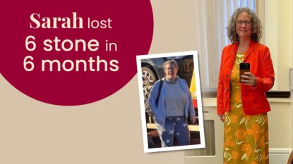 Sarah lost 6 stone in 6 months