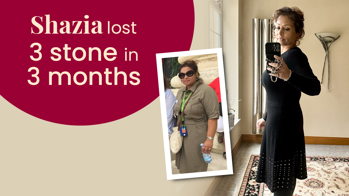Shazia lost 3 stone on TotalFast after hitting the menopause