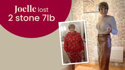 Joelle lost 2 stone 7lb