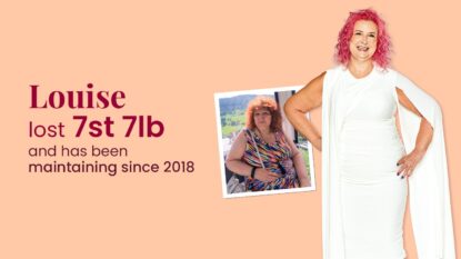 Louise lost 7 stone 7lb and has been maintaining since 2018