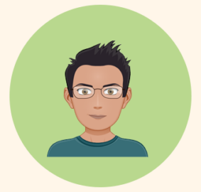 Cartoon style image of male