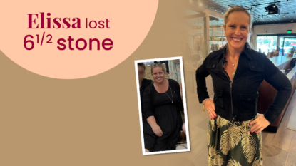 Elissa lost 6 and 1/2 stone on LighterLife