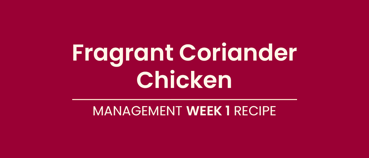 Fragrant coriander chicken