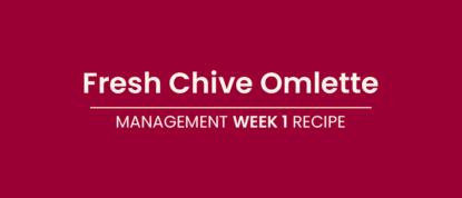 LighterLife Manageent - Week1 Recipe Fresh Chive Omlette