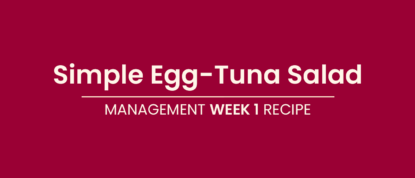 LighterLife Week1 Recipe Simple Egg Tuna Salad