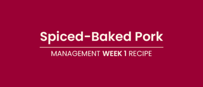 LighterLife Management - Week1 Recipe Spiced Baked Pork