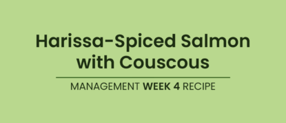 LighterLife Management - Week4 Recipe Harissa Spiced Salmon With Couscous
