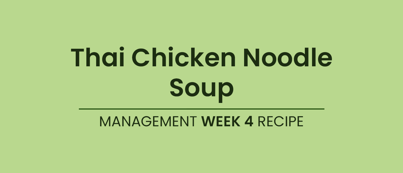 Thai chicken noodle soup