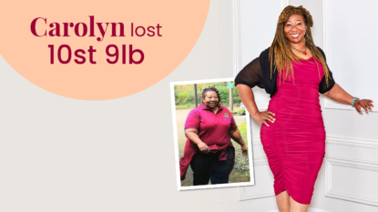 Carolyn lost 10 stone 9lb