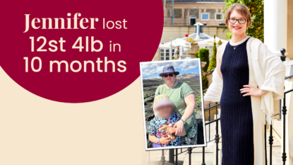 Jennifer lost 12 stone 4lb in 10 months