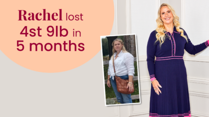 Rachel lost 4 stone 9lb in 5 months