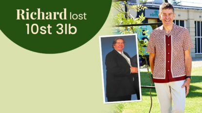 Richard lost 10 stone 3lb