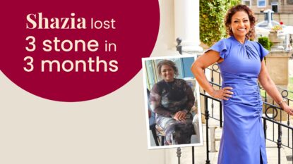 Shazia lost 3 stone in 3 months