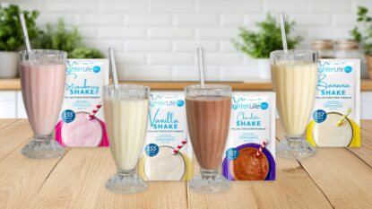 Image showing 4 LighterLife VLCD shakes