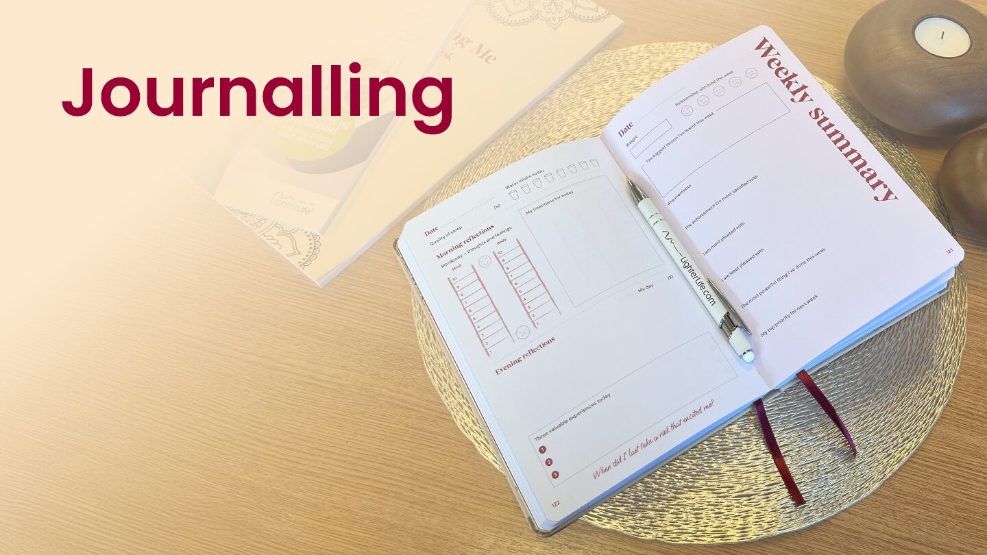 Journalling for wellbeing and weight loss
